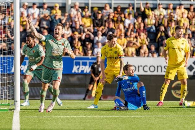2024.08.13 Bodo Pilka nozna Eliminacje Ligi Mistrzow UEFA Liga Mistrzow 2024 2025 FK Bodo Glimt - Jagiellonia Bialystok N z Nikita Chajkin, Jesus Imaz Balleste bramka gol radosc Foto Ivar Olsen PressFocus 2024.08.13 Bodo Football UEFA Champions League 2024 2025 FK Bodo Glimt - Jagiellonia Bialystok Nikita Chajkin, Jesus Imaz Balleste bramka gol radosc Credit: Ivar Olsen PressFocus NEWSPIX.PL --- Newspix.pl  20240813_pf_0148