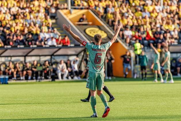 2024.08.13 Bodo Pilka nozna Eliminacje Ligi Mistrzow UEFA Liga Mistrzow 2024 2025 FK Bodo Glimt - Jagiellonia Bialystok N z Taras Romanczuk Foto Ivar Olsen PressFocus 2024.08.13 Bodo Football UEFA Champions League 2024 2025 FK Bodo Glimt - Jagiellonia Bialystok Taras Romanczuk Credit: Ivar Olsen PressFocus NEWSPIX.PL --- Newspix.pl  20240813_pf_0155