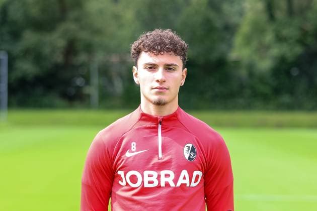 Gabriel Pellegrino , Soccer, Regionalliga Suedwest, SC Freiburg II, Team presentation, 04 07 2024, Freiburg Soccer School, Freiburg im Breisgau, Germany Freiburg im Breisgau Freiburg Soccer School Baden Wuerttemberg Germany Copyright: xGrantxHubbsx