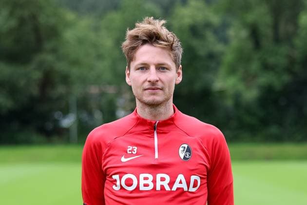 Marc Hornschuh , Soccer, Regionalliga Suedwest, SC Freiburg II, Team presentation, 04 07 2024, Freiburg Soccer School, Freiburg im Breisgau, Germany Freiburg im Breisgau Freiburg Soccer School Baden Wuerttemberg Germany Copyright: xGrantxHubbsx