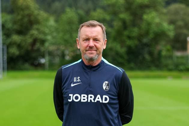 Uwe Staib, Co Coach , Soccer, Regionalliga Suedwest, SC Freiburg II, Team presentation, 04 07 2024, Freiburg Soccer School, Freiburg im Breisgau, Germany Freiburg im Breisgau Freiburg Soccer School Baden Wuerttemberg Germany Copyright: xGrantxHubbsx