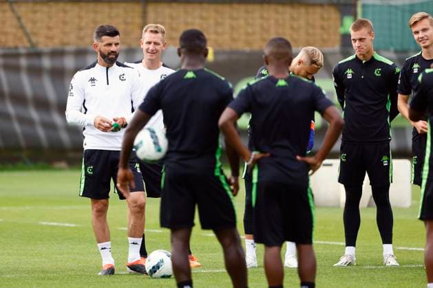 Cercle Brugge v Molde - UEFA Europa League - media activities BRUGGE, BELGIUM - AUGUST 14 : Muslic Miron head coach of Cercle Brugge pictured during a training session prior the UEFA Europa League third qualifying round 2nd leg match between Cercle Brugge and Molde on August 14, 2024 in Brugge, Belgium, 14 08 2024 Brugge Belgium  Copyright: xJanxDexMeuleneirx