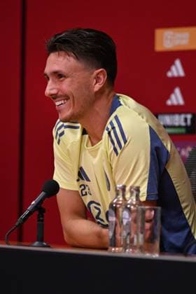 AMSTERDAM - Steven Berghuis of Ajax during a press conference, PK, Pressekonferenz in the run-up to the third qualifying round for the Europa League against Panathinaikos. ANP OLAF KRAAK xVIxANPxSportx xxANPxIVx 505980479 originalFilename: 505980479.jpg