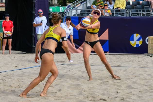 European Championships Beach Volleyball, 14 08 2024, Arnhem Svenja Müller GER European Championships Beach Volleyball, Arnhem on 14 08 2024 Copyright: xBEAUTIFULxSPORTS PeterxWeberx