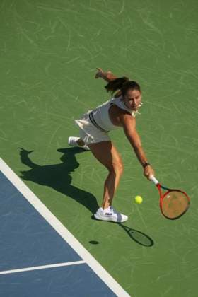 August 14, 2024, Mason, Oh, USA: 2024 Cincinnati Open Tennis, 2024 08 14 - Emma Navarro hits a ball against opponent Mirra Andreeva. ZUMAPress Mason USA - ZUMAn24_ 20240814_zaf_n24_053 Copyright: xWallyxNellx