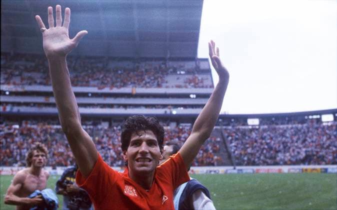 Football: mundial Belgium - Spain 1986 Mundial Mexico 22 06 1986 Belgique Belgium Belgie - Espagne Spain (1-1) * Enzo Scifo Pictures Photo News Philippe Crochet Mexico Mexico  Copyright: xPhilippexCrochetx 10557336-008