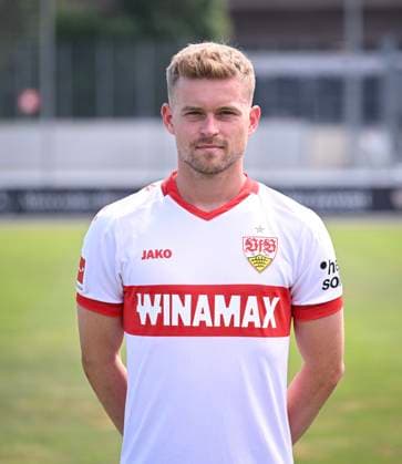 FOOTBALL 1 BUNDESLIGA 13 08 2024 Portraettermin 2024 2025 at VfB Stuttgart on the training ground Maximilian Mittelstaedt VfB Stuttgart