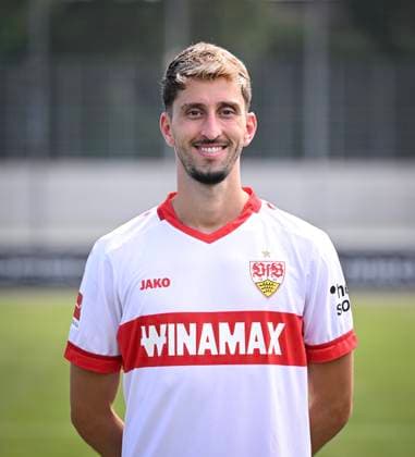 FOOTBALL 1 BUNDESLIGA 13 08 2024 Portraettermin 2024 2025 at VfB Stuttgart on the training ground Atakan Karazor VfB Stuttgart