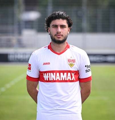 FOOTBALL 1 BUNDESLIGA 13 08 2024 Portraettermin 2024 2025 at VfB Stuttgart on the training ground Wahid Faghir VfB Stuttgart