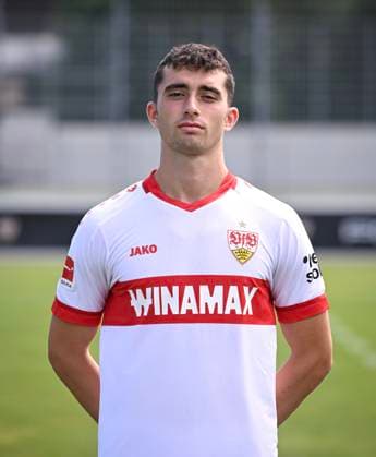 FOOTBALL 1 BUNDESLIGA 13 08 2024 Portraettermin 2024 2025 at VfB Stuttgart on the training ground Thomas Kastanaras VfB Stuttgart