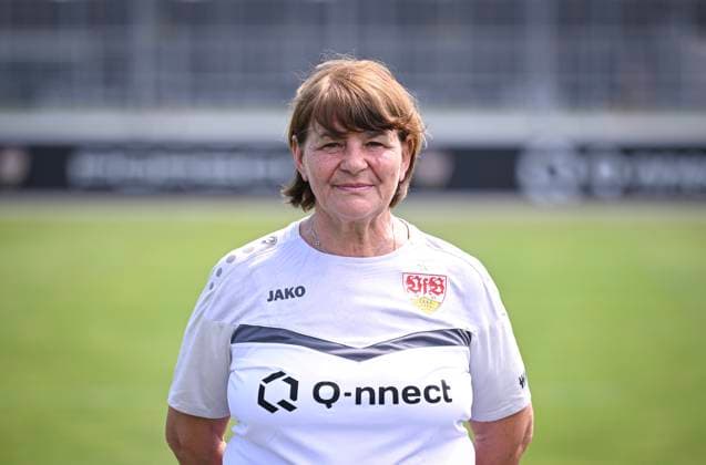 FOOTBALL 1 BUNDESLIGA 13 08 2024 Portraettermin 2024 2025 at VfB Stuttgart on the training ground Zeugwartin Gordana Markovic Masala VfB Stuttgart