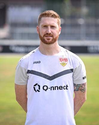 FOOTBALL 1 BUNDESLIGA 13 08 2024 Portraettermin 2024 2025 at VfB Stuttgart on the training ground Chief analyst Marcus Fregin VfB Stuttgart