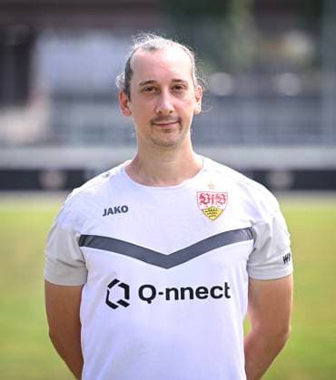 FOOTBALL 1 BUNDESLIGA 13 08 2024 Portraettermin 2024 2025 at VfB Stuttgart on the training ground Performance Manager Florian Mohr, VfB Stuttgart