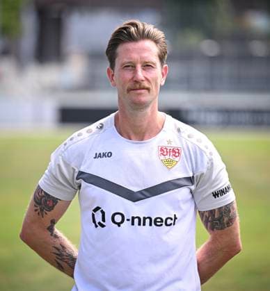 FOOTBALL 1 BUNDESLIGA 13 08 2024 Portraettermin 2024 2025 at VfB Stuttgart on the training ground Athletics trainer Dr Andre Filipovic, VfB Stuttgart