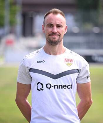 FOOTBALL 1 BUNDESLIGA 13 08 2024 Portraettermin 2024 2025 at VfB Stuttgart on the training ground Athletics trainer Matthias Schiffers, VfB Stuttgart