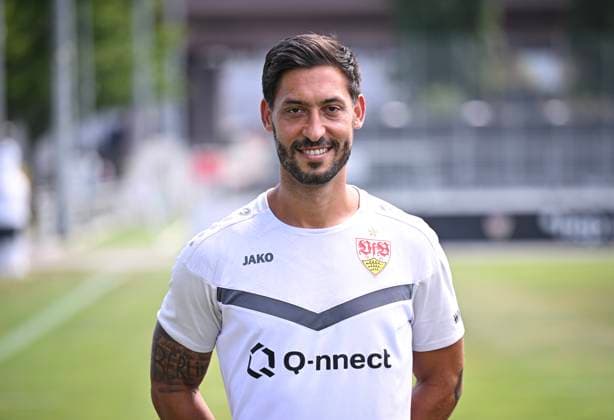 FOOTBALL 1 BUNDESLIGA 13 08 2024 Portraettermin 2024 2025 at VfB Stuttgart on the training ground Co Trainer Malik Fathi, VfB Stuttgart