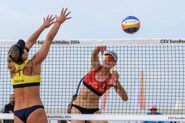 European Championships Beach Volleyball, 14 08 2024, Arnhem Hanna Marie Schieder GER European Championships Beach Volleyball, Arnhem on 14 08 2024 Copyright: xBEAUTIFULxSPORTS PeterxWeberx
