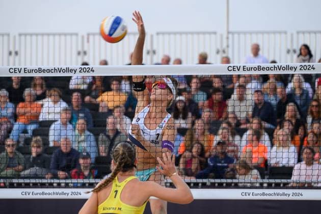 European Championships Beach Volleyball, 14 08 2024, Arnhem Anouk Verge Depre SUI European Championships Beach Volleyball, Arnhem on 14 08 2024 Copyright: xBEAUTIFULxSPORTS PeterxWeberx