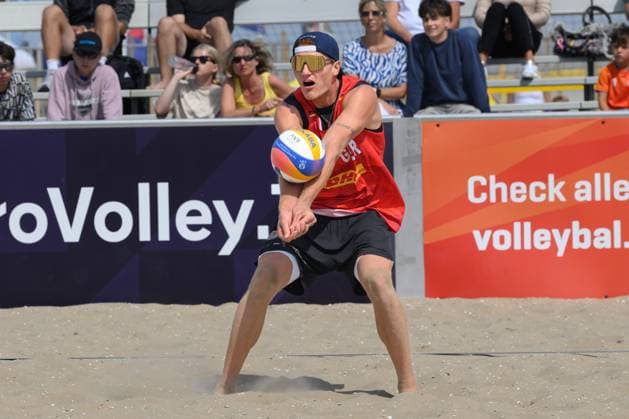 European Championships Beach Volleyball, 15 08 2024, The Hague Maximilian Max Just European Championships Beach Volleyball, The Hague on 15 08 2024 Copyright: xBEAUTIFULxSPORTS PeterxWeberx