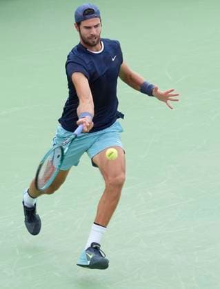 August 15, 2024: Karen Khachanov loses to Alexander Zverev (GER) at the Western & Southern Open being played at Lindner Family Tennis Center in Mason, Ohio, {USA} Ã‚ Tennisclix Cal Media Mason USA - ZUMAc04_ 20240815_zma_c04_005 Copyright: xLesliexBillmanx