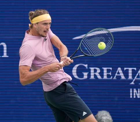 August 15, 2024: Alexander Zverev (GER) defeated Karen Khachanov 6-3, 6-2, at the Western & Southern Open being played at Lindner Family Tennis Center in Mason, Ohio. Ã‚ Tennisclix CSM Mason USA - ZUMAc04_ 20240815_zma_c04_006 Copyright: xLesliexBillmanx