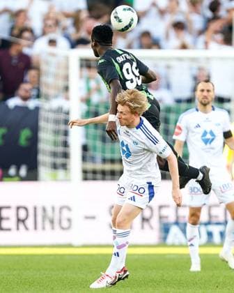 Cercle Brugge v Molde - UEFA Europa League BRUGGE, BELGIUM - AUGUST 15 : Ouattara Kader Abdoul forward of Cercle Brugge battles for the ball during the UEFA Europa League third qualifying round 2nd leg match between Cercle Brugge and Molde on August 15, 2024 in Brugge, Belgium, 15 08 2024  Copyright: xTomasxSiskx