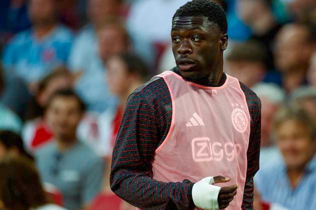 AMSTERDAM, 15-08-2024 , JohanCruyffStadium Football UEFA Europa League qualifier season 2024 2025. Ajax player Brian Brobbey during the match Ajax - Panathinaikos. Ajax - Panathinaikos  x26037643x Copyright: