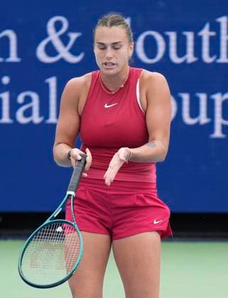August 15, 2024: Aryna Sabalenka (BLR) defeated Elisabetta Cocciaretto (ITA) 6-3, 6-4, at the Cincinnati Open being played at Lindner Family Tennis Center in Mason, Ohio. Tennisclix CSM Mason USA - ZUMAc04_ 20240815_zma_c04_030 Copyright: xLesliexBillmanx