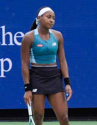 August 15, 2024: CoCo Gauff (USA) loses to Yulia Putintseva (KAZ) at the Cincinnati Open being played at Lindner Family Tennis Center in Mason, Ohio, {USA} Ã‚ Tennisclix Cal Media Mason USA - ZUMAc04_ 20240815_zma_c04_043 Copyright: xLesliexBillmanx