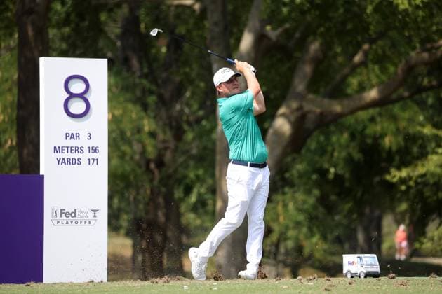 MEMPHIS, TN - AUGUST 15: Emiliano Grillo (ARG) during the opening round of the 2024 FedEx St. Jude Championship on August 15, 2024 at TPC Southwind in Memphis, Tennessee. (Photo by Michael Wade Icon Sportswire) GOLF: AUG 15 PGA, Golf Herren FedExCup Playoffs - FedEx St. Jude Championship EDITORIAL USE ONLY Icon08152490