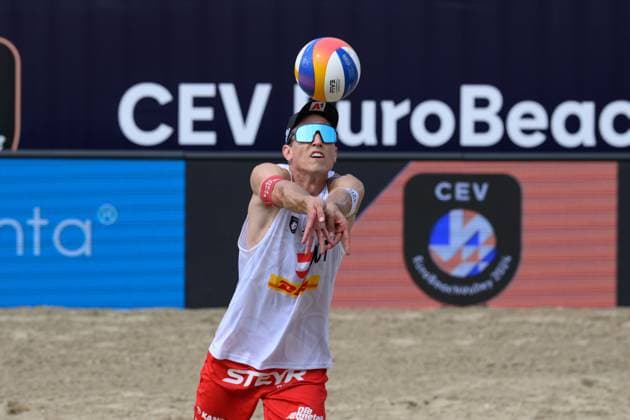 European Championships Beach Volleyball, 16 08 2024, The Hague Julian Hörl European Championships Beach Volleyball, The Hague on 16 08 2024 Copyright: xBEAUTIFULxSPORTS PeterxWeberx