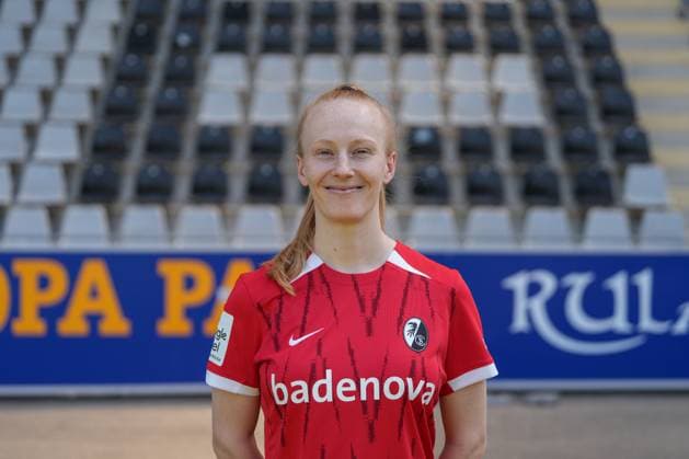 Meret Felde SC Freiburg, 04 Media Day in the 2024 2025 season with the SC Freiburg women Copyright: xArnexAmbergx