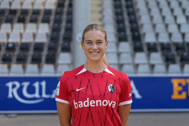 Annie Karich SC Freiburg, 06 Media Day in the 2024 2025 season with SC Freiburg Women Copyright: xArnexAmbergx