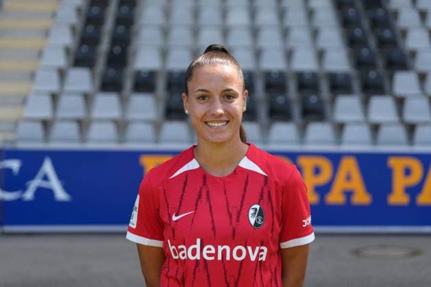 Selina Vobian SC Freiburg, 08 Media Day in the 2024 2025 season with SC Freiburg Women Copyright: xArnexAmbergx
