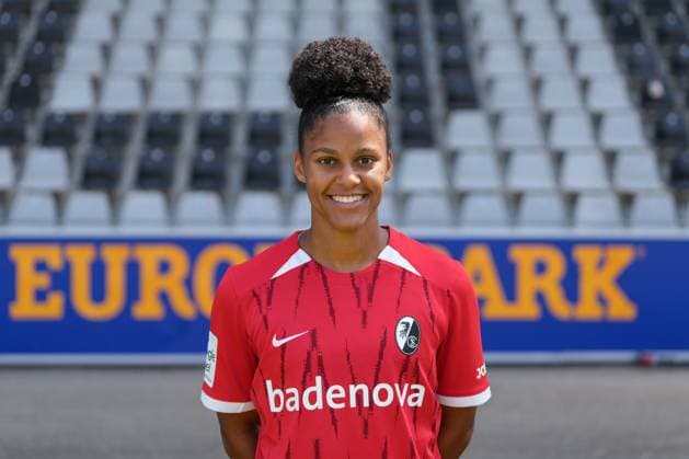Shekiera Martinez SC Freiburg, 09 Media Day in the 2024 2025 season with SC Freiburg Women Copyright: xArnexAmbergx