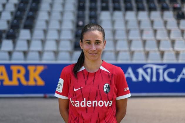 Hasret Kayikci SC Freiburg, 11 Media Day in the 2024 2025 season with SC Freiburg Women Copyright: xArnexAmbergx