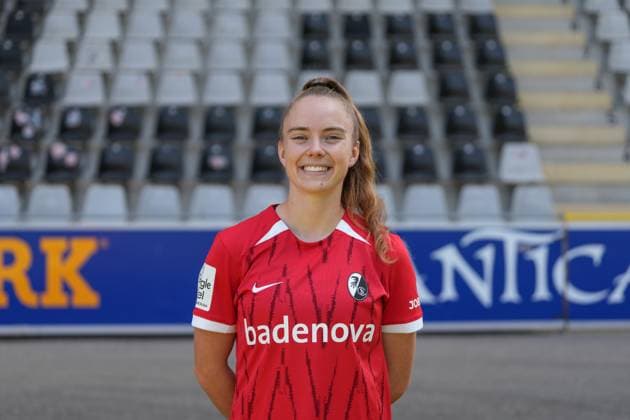 Lisa Kolb SC Freiburg, 18 Media Day in the 2024 2025 season with SC Freiburg Women Copyright: xArnexAmbergx