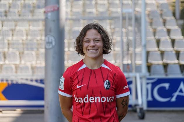 Ally Gudorf SC Freiburg, 26 Media Day in the 2024 2025 season with SC Freiburg Women Copyright: xArnexAmbergx