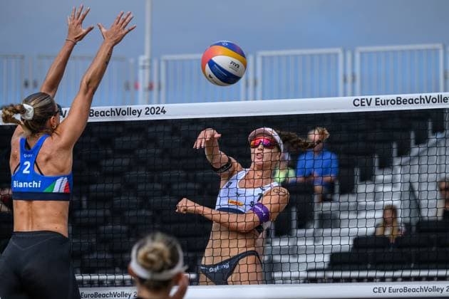 European Championships Beach Volleyball, 16 08 2024, The Hague Anouk Verge Depre SUI European Championships Beach Volleyball, The Hague on 16 08 2024 Copyright: xBEAUTIFULxSPORTS PeterxWeberx