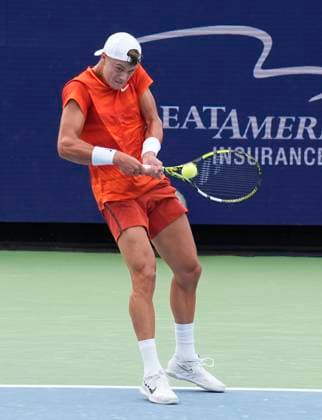 August 16, 2024: Holger Rune (DEN) defeated Gael Monfils (FRA) 6-3, 7-6, at the Cincinnati Open being played at Lindner Family Tennis Center in Mason, Ohio. Ã‚ Tennisclix CSM Mason USA - ZUMAc04_ 20240816_zma_c04_068 Copyright: xLesliexBillmanx