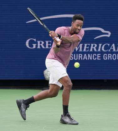 August 16, 2024: Gael Monfils (FRA) loses to Holger Rune (DEN) 6-3, 7-6at the Cincinnati Open being played at Lindner Family Tennis Center in Mason, Ohio, {USA} Ã‚ Tennisclix Cal Media Mason USA - ZUMAc04_ 20240816_zma_c04_077 Copyright: xLesliexBillmanx