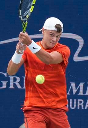 August 16, 2024: Holger Rune (DEN) defeated Gael Monfils (FRA) 6-3, 7-6, at the Cincinnati Open being played at Lindner Family Tennis Center in Mason, Ohio. Ã‚ Tennisclix CSM Mason USA - ZUMAc04_ 20240816_zma_c04_085 Copyright: xLesliexBillmanx