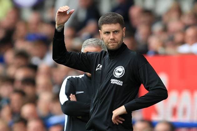 Sport Themen der Woche KW33 Sport Bilder des Tages 17th August 2024; Goodison Park, Liverpool, England; Premier League Football, Everton versus Brighton and Hove Albion; Brighton and Hove Albion manager Fabian Hurzeler  ActionPlus12682236 DavidxBlunsden