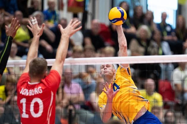 Volleyball, European Championship qualifier, Sweden - Switzerland