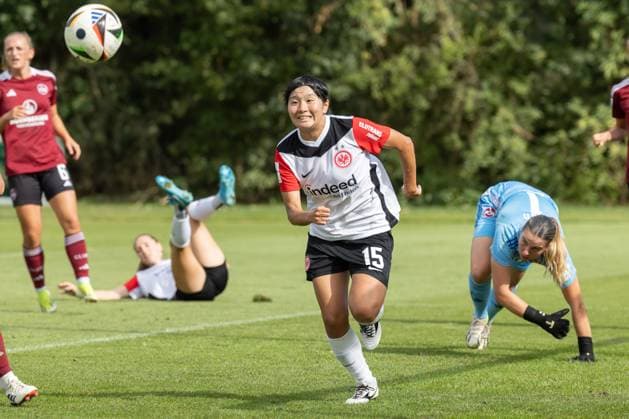 Eintracht Frankfurt 1 FC Nürnberg, Test match Remina Chiba Eintracht Frankfurt, 15 Test match between Eintracht Frankfurt Women and 1 FC Nürnberg on August 17, 2024 in Frankfurt , Frankfurt am Main Hessen Germany Deutsche Bank Park