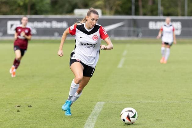 Eintracht Frankfurt 1 FC Nürnberg, Test match Lara Prasnikar Eintracht Frankfurt, 7 Test match between Eintracht Frankfurt Women and 1 FC Nürnberg on August 17, 2024 in Frankfurt , Frankfurt am Main Hessen Germany Deutsche Bank Park