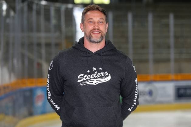 BAU 17 08 2023, Germany, Bietigheim, ice hockey, SC Steelers Bietigheim, coach Alexander Dück