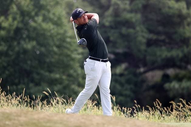 MEMPHIS, TN - AUGUST 18: Xander Schauffele (USA) during the final round of the 2024 FedEx St. Jude Championship on August 18, 2024 at TPC Southwind in Memphis, Tennessee. (Photo by Michael Wade Icon Sportswire) GOLF: AUG 18 PGA, Golf Herren FedExCup Playoffs - FedEx St. Jude Championship EDITORIAL USE ONLY Icon08182427
