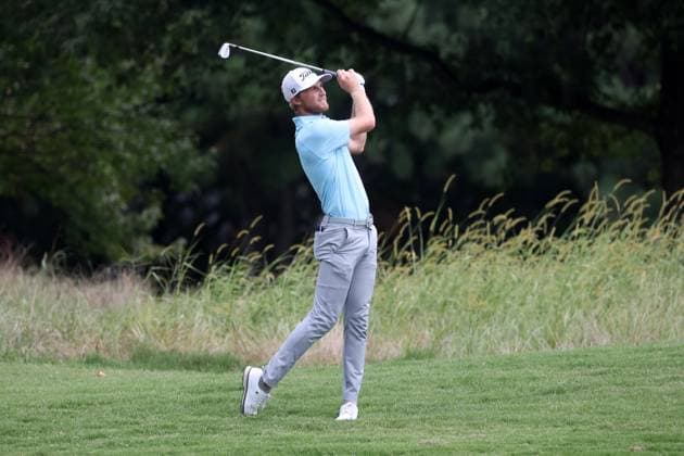 MEMPHIS, TN - AUGUST 18: Will Zalatoris (USA) during the final round of the 2024 FedEx St. Jude Championship on August 18, 2024 at TPC Southwind in Memphis, Tennessee. (Photo by Michael Wade Icon Sportswire) GOLF: AUG 18 PGA, Golf Herren FedExCup Playoffs - FedEx St. Jude Championship EDITORIAL USE ONLY Icon08182440