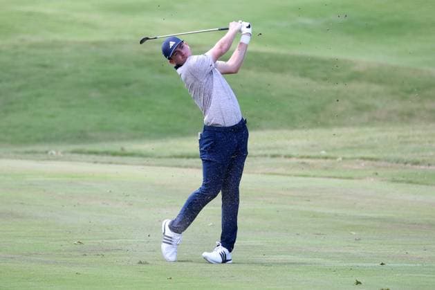 MEMPHIS, TN - AUGUST 18: Nick Dunlap (USA) during the final round of the 2024 FedEx St. Jude Championship on August 18, 2024 at TPC Southwind in Memphis, Tennessee. (Photo by Michael Wade Icon Sportswire) GOLF: AUG 18 PGA, Golf Herren FedExCup Playoffs - FedEx St. Jude Championship EDITORIAL USE ONLY Icon08182450